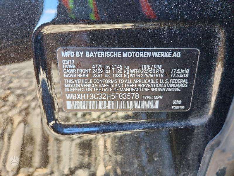 BMW X1 Dalimis usa