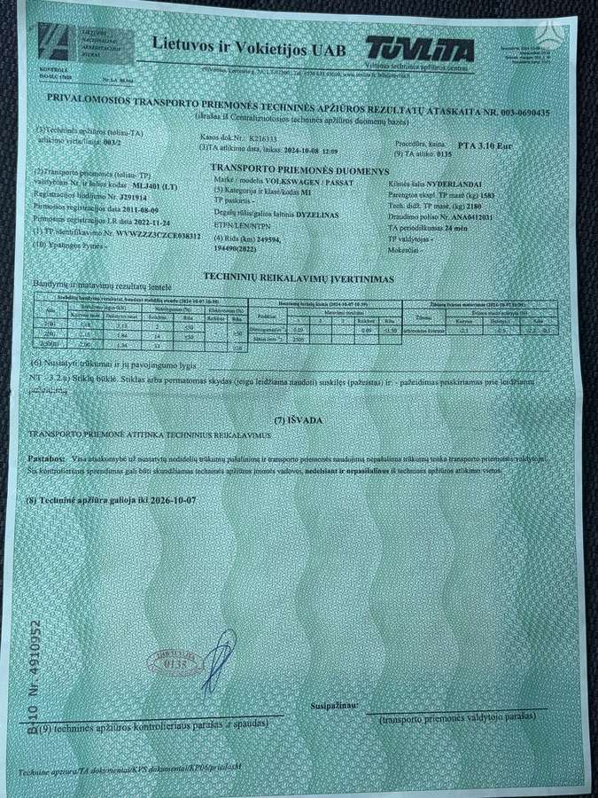 Volkswagen Passat, 2.0 l., Универсал