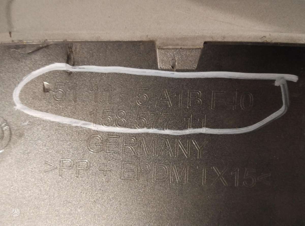 BMW 3 serija, 51115A1BF40  51118085444, bumpers