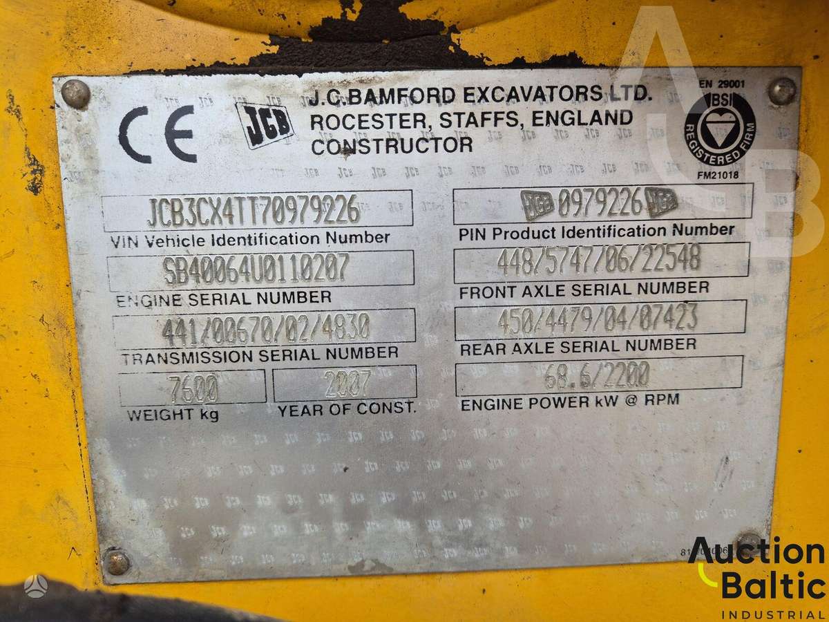 JCB 3 CX, excavator loader