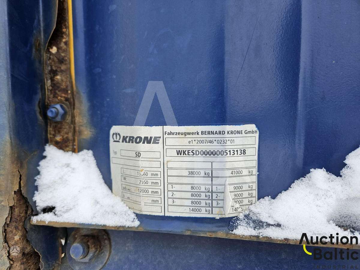 Krone MEGA-LINER, užuolaidinės / tentinės