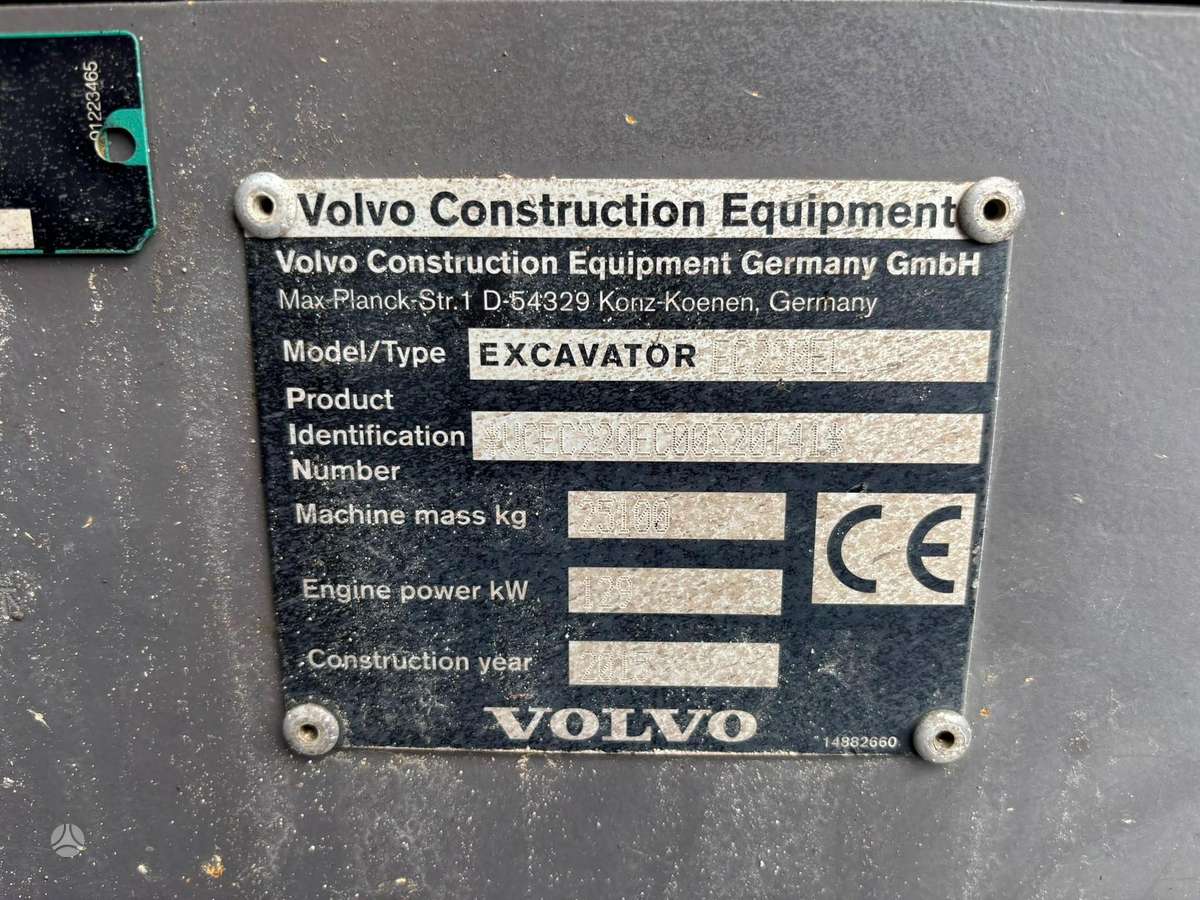 Volvo EC 220 EL, экскаваторы