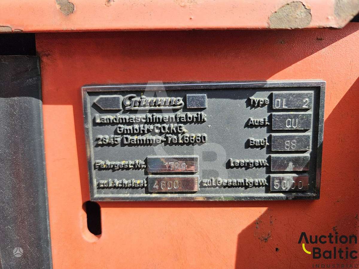Grimme DL 2, kombainai