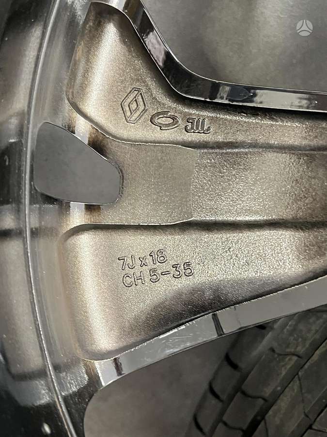 Renault ARKANA ORIGINALŪS RATLANKIAI, light alloy, R18