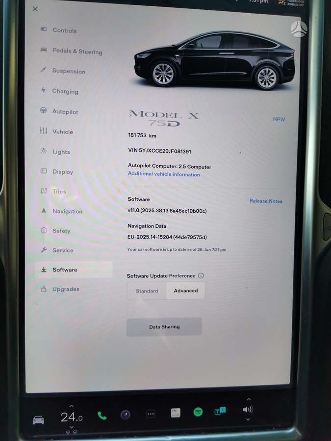 Tesla Model X, 75 kWh, off-road / crossover