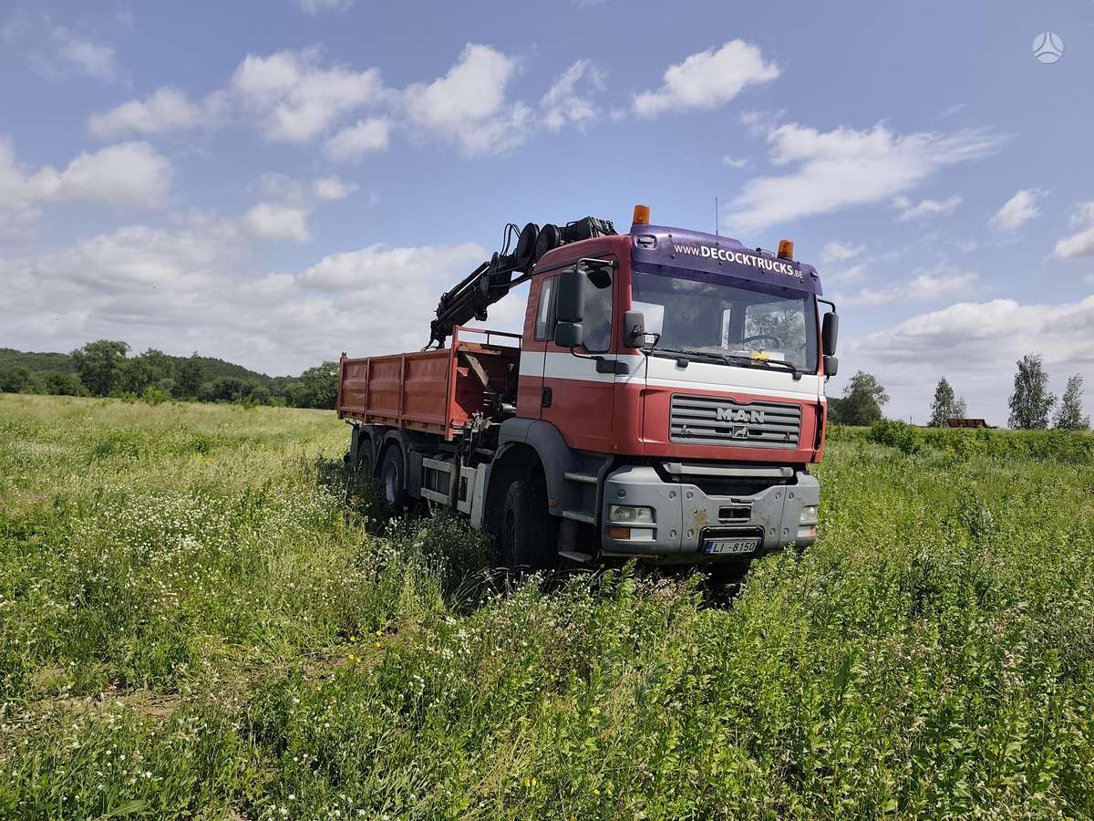 MAN TGA 390, dumpers with crane