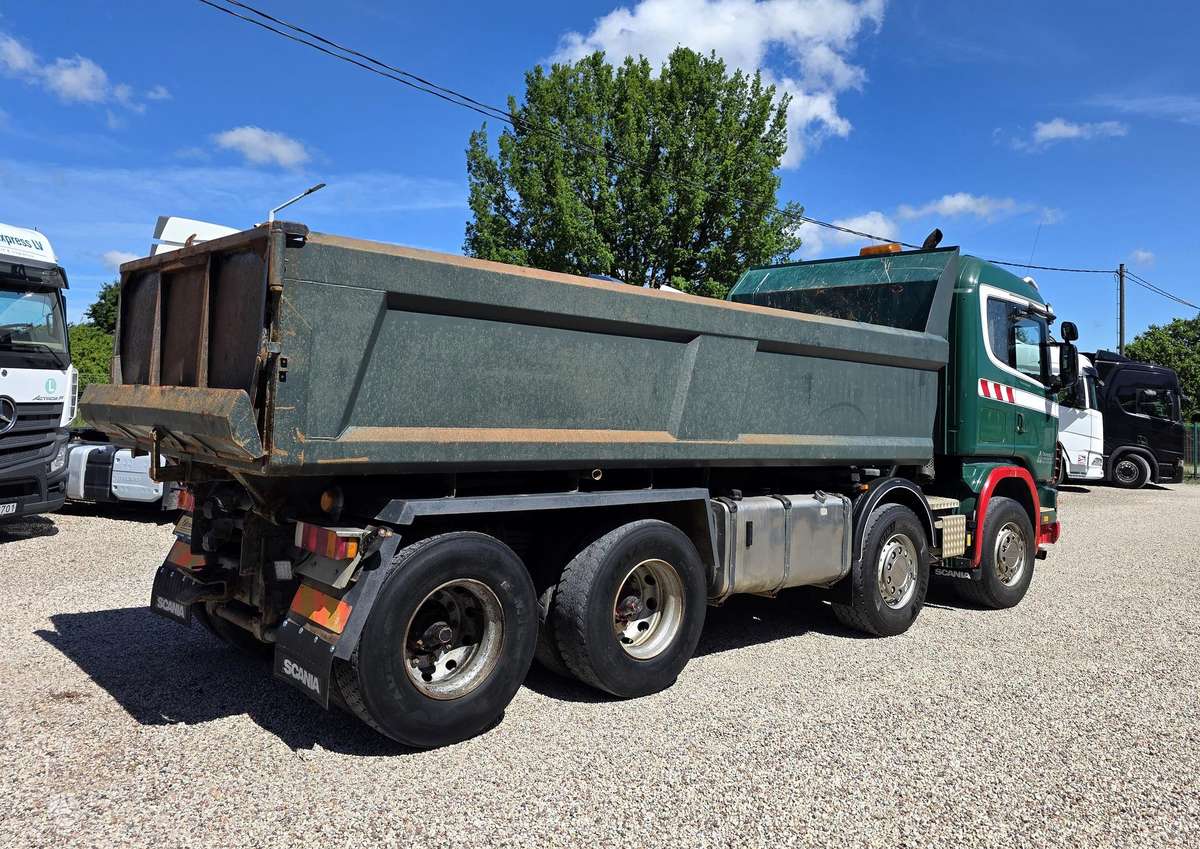 Scania 164L 480 V8 8x4 18m3, самосвалы