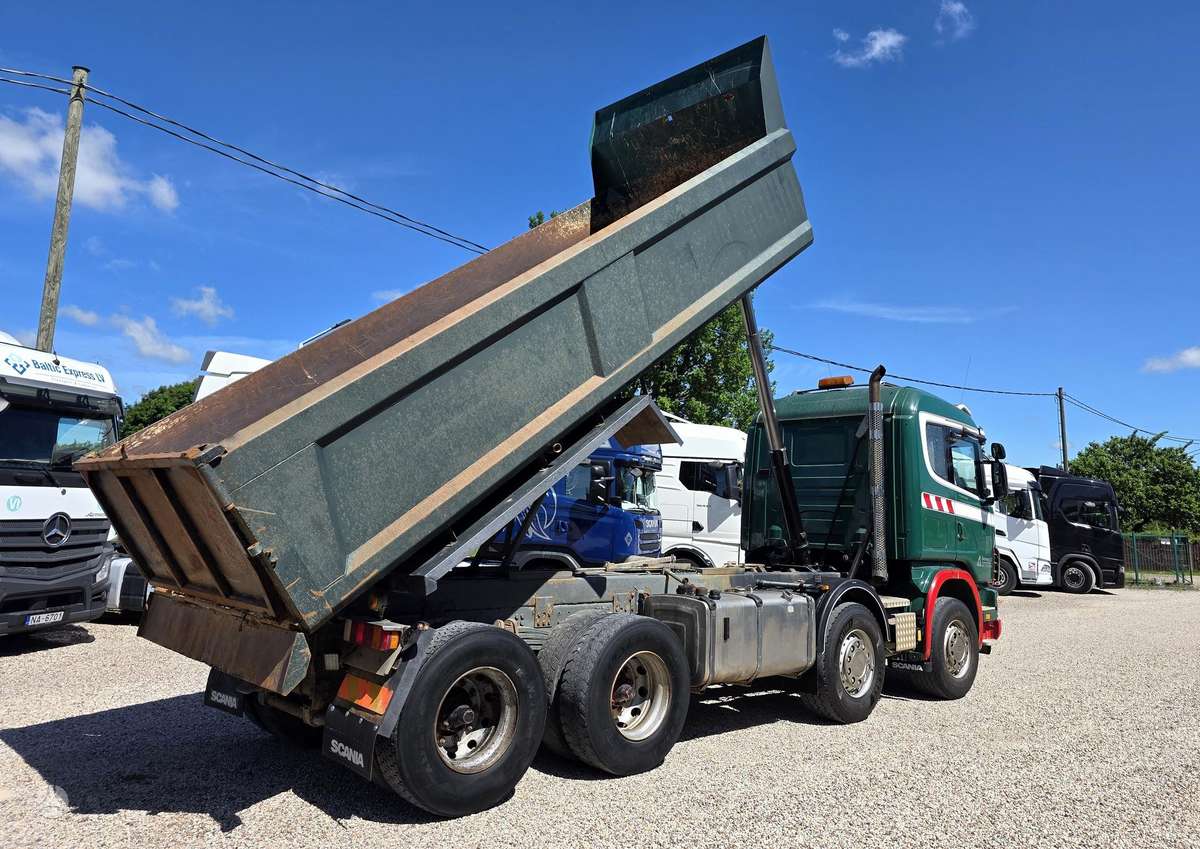 Scania 164L 480 V8 8x4 18m3, самосвалы