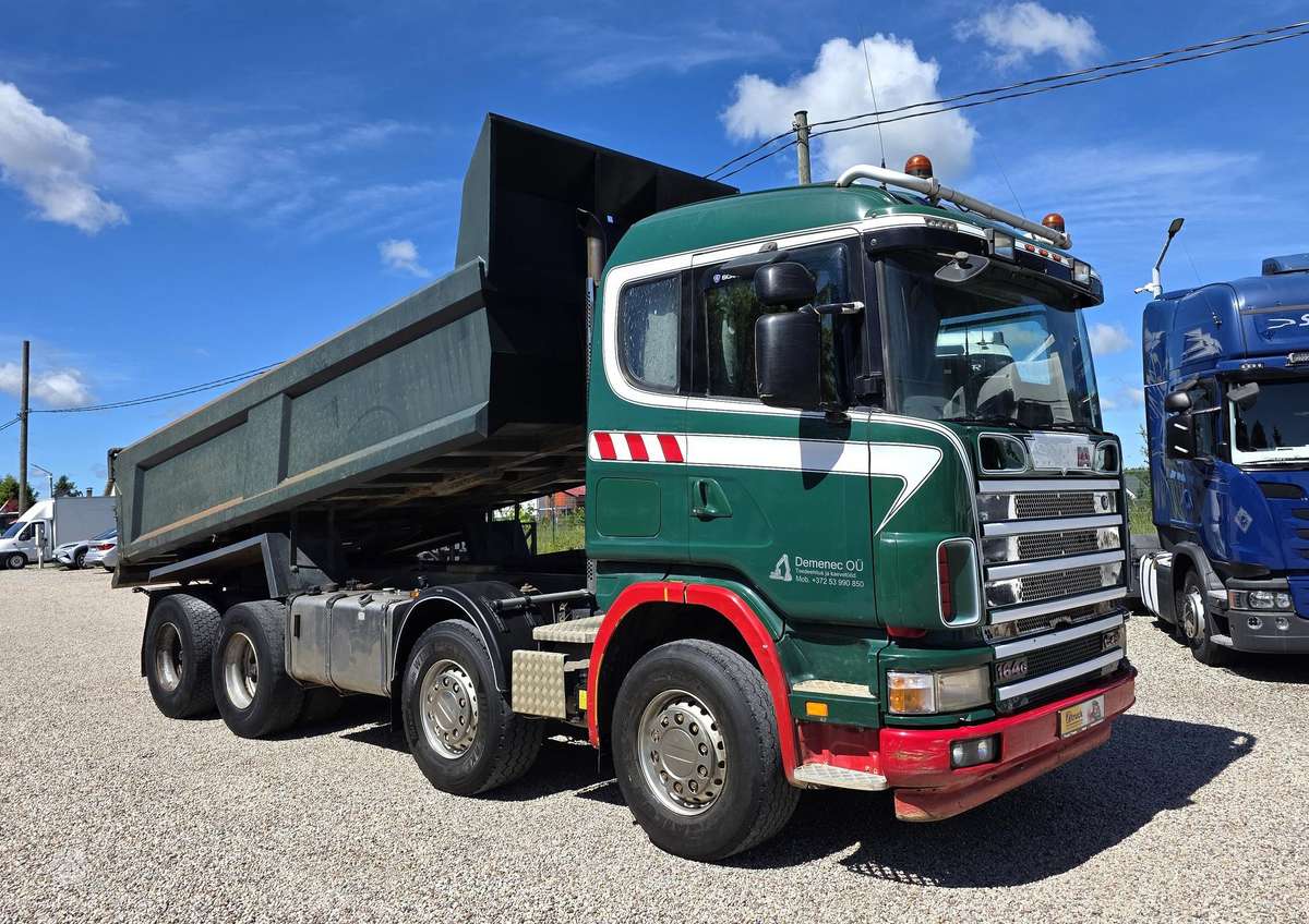 Scania 164L 480 V8 8x4 18m3, самосвалы