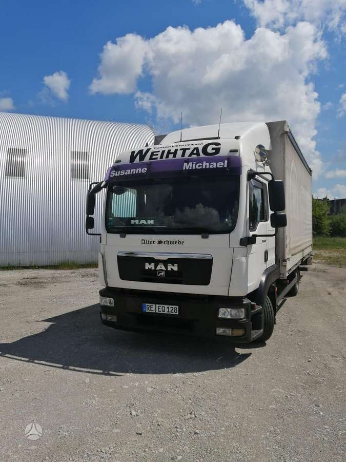 MAN MAN TGL 8 220, бортовые с шторами