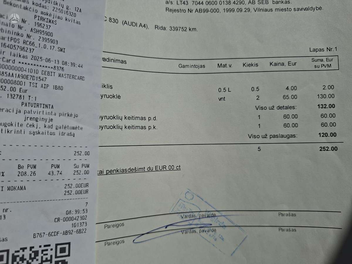 Audi A4, 2.0 l., Седан