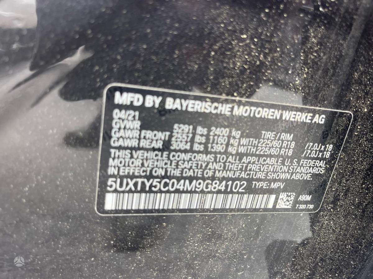 BMW X3, 2.0 l., off-road / crossover