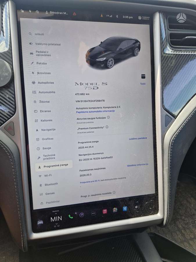 Tesla Model S, saloon / sedan