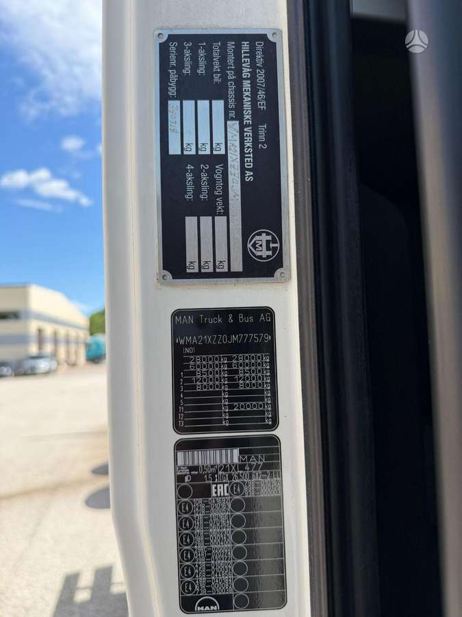 MAN TGX 26.500, шасси