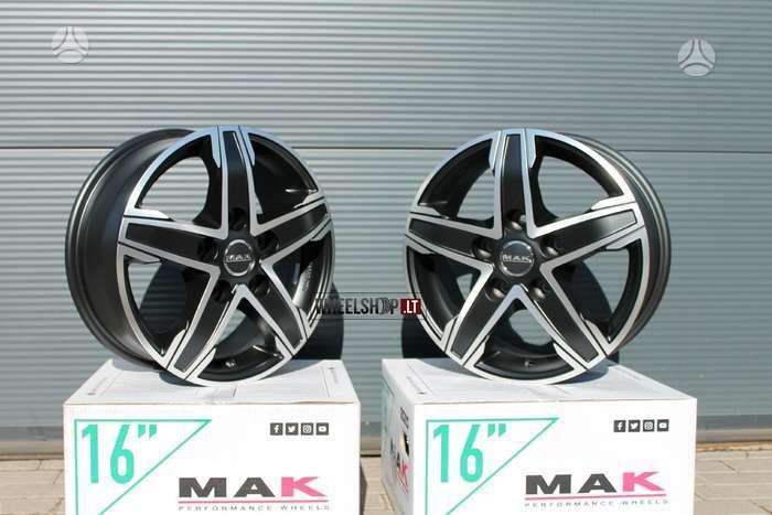 MAK King5 Ice Black PD, light alloy, R16