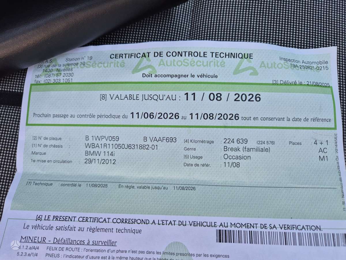 BMW 114, 1.6 l., hatchback