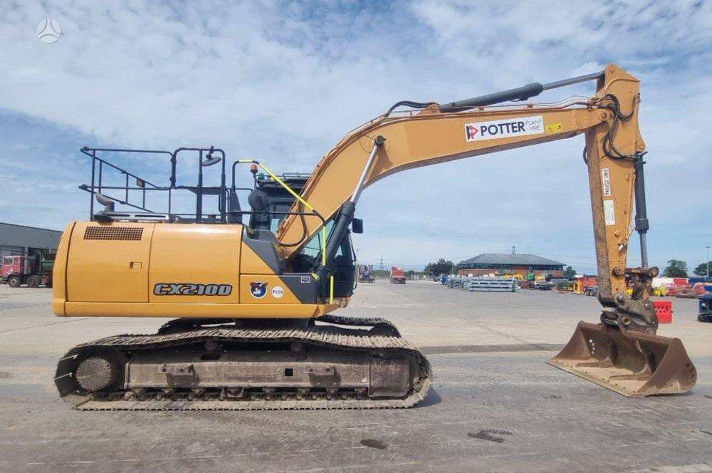 Case CX210, excavator