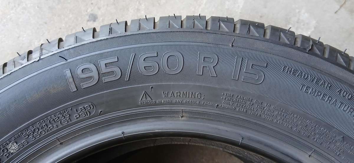 Michelin, vasarinės 195/60 R15