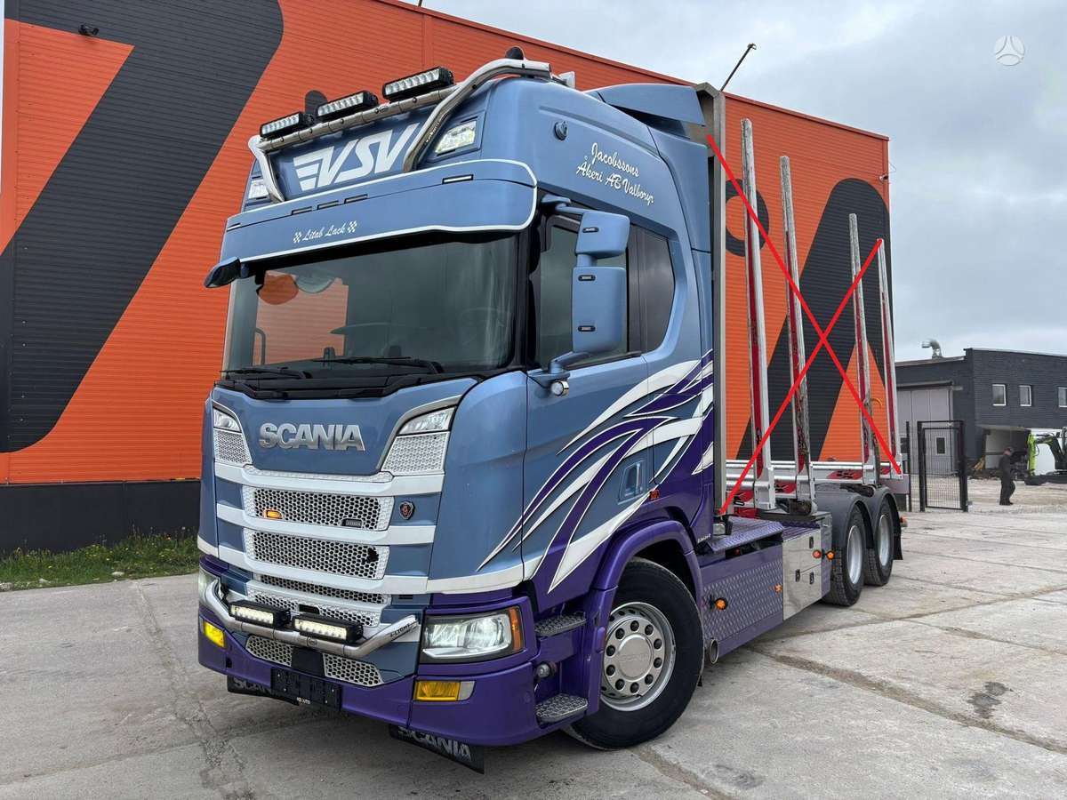 Scania R660 6X4, timber trucks
