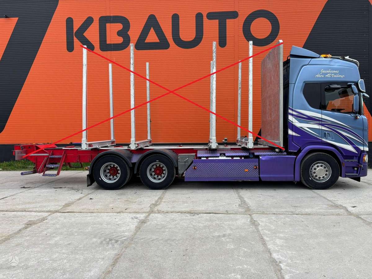 Scania R660 6X4, timber trucks