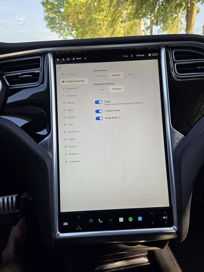 Tesla Model S, 85 kWh, sedanas