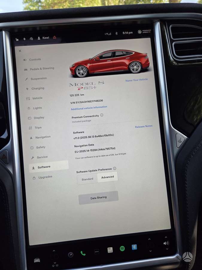 Tesla Model S, 85 кВт·ч, Седан