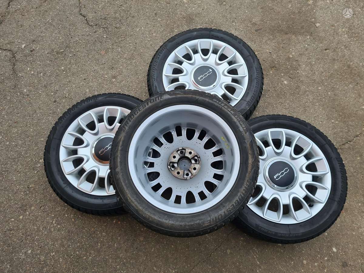 Fiat 500 SU PADANGOM, легкосплавные , R15
