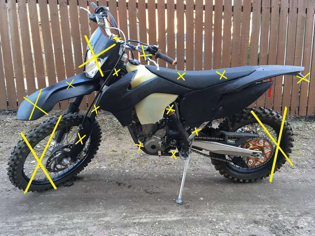 KTM 390 Adventure, motocross