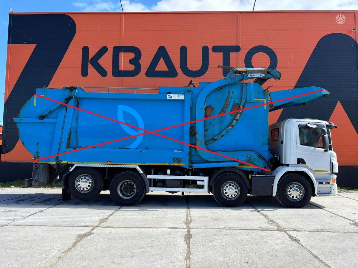 Scania P 450 8x2*6, cab-chassis trucks
