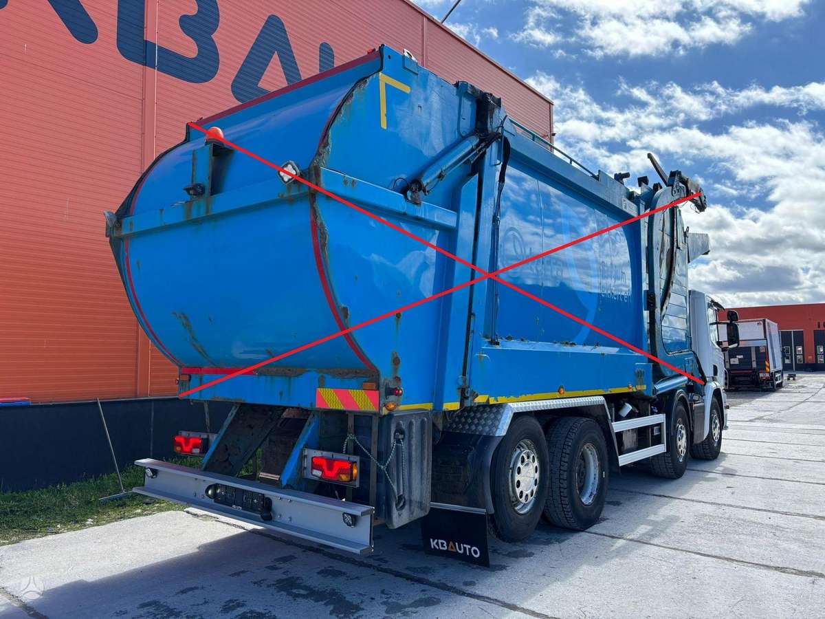 Scania P 450 8x2*6, cab-chassis trucks