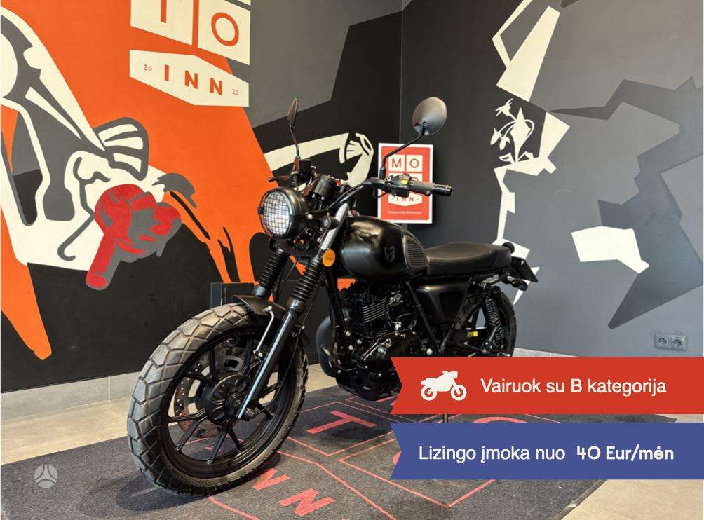 Mutt FSR 125cc, street / klasikiniai