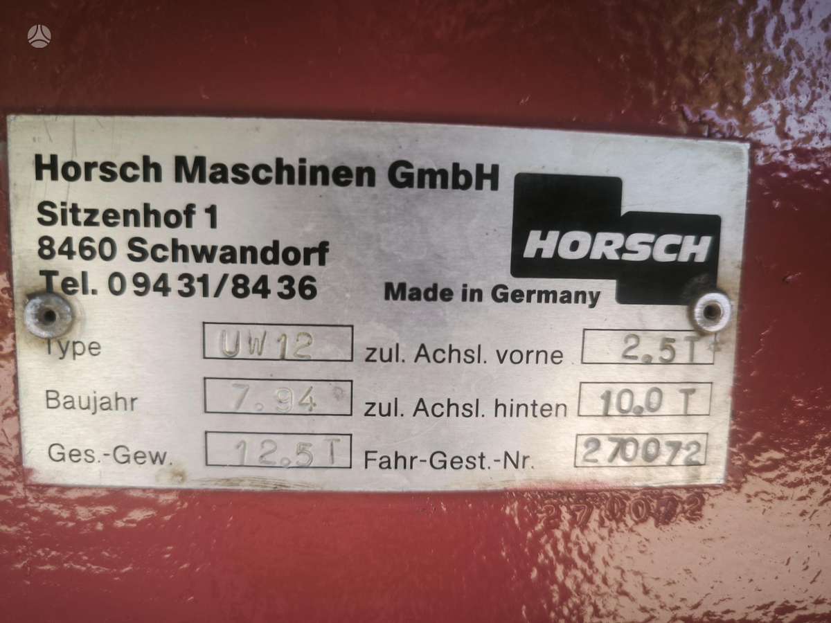 Horsch 14, trailers, semitrailers