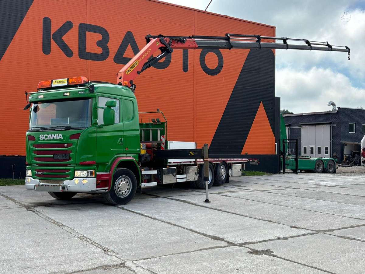 Scania G 450 6x2*4, с краном
