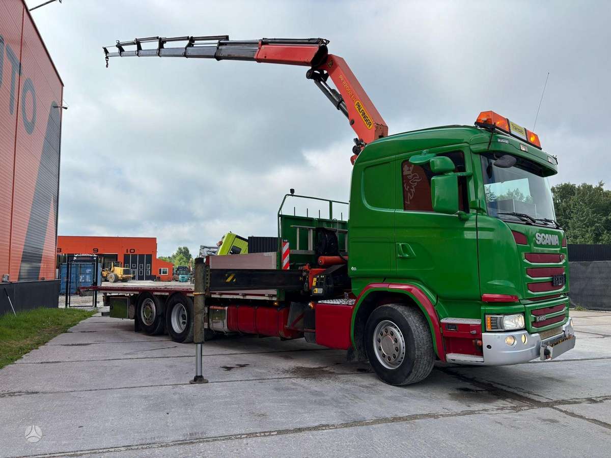 Scania G 450 6x2*4, с краном