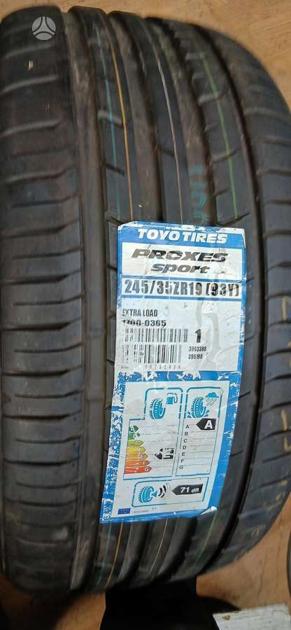 Toyo, summer 245/35 R19