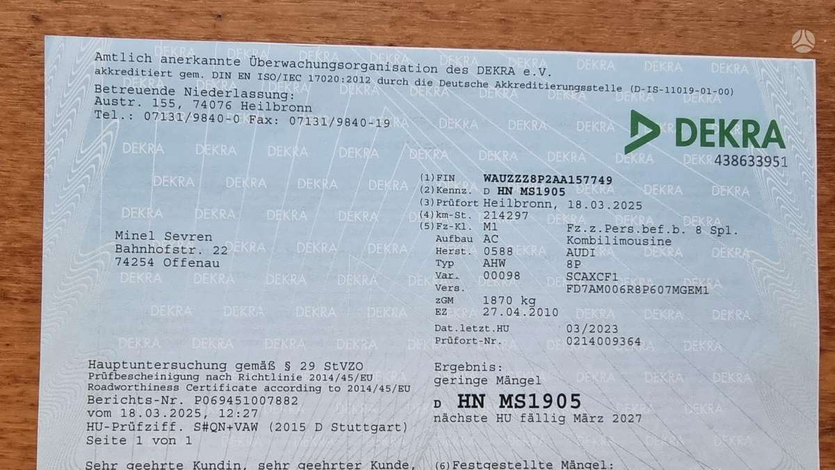 Audi A3, 1.4 l., hatchback