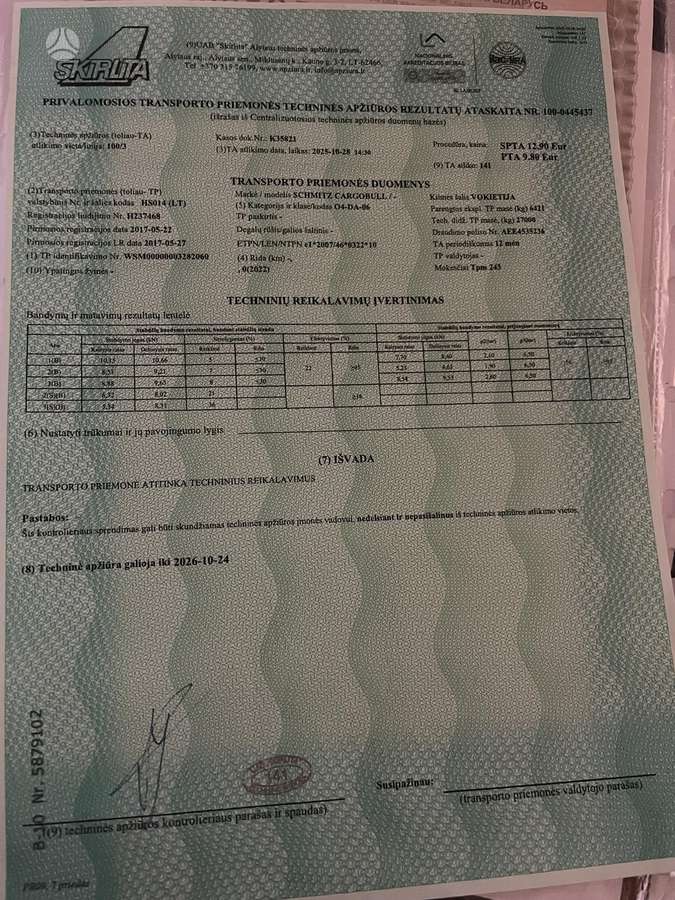 Schmitz, užuolaidinės / tentinės