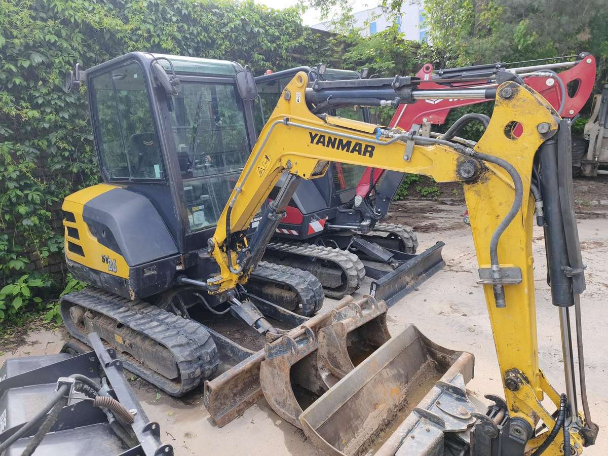 Yanmar SV26, mini ekskavatoriai