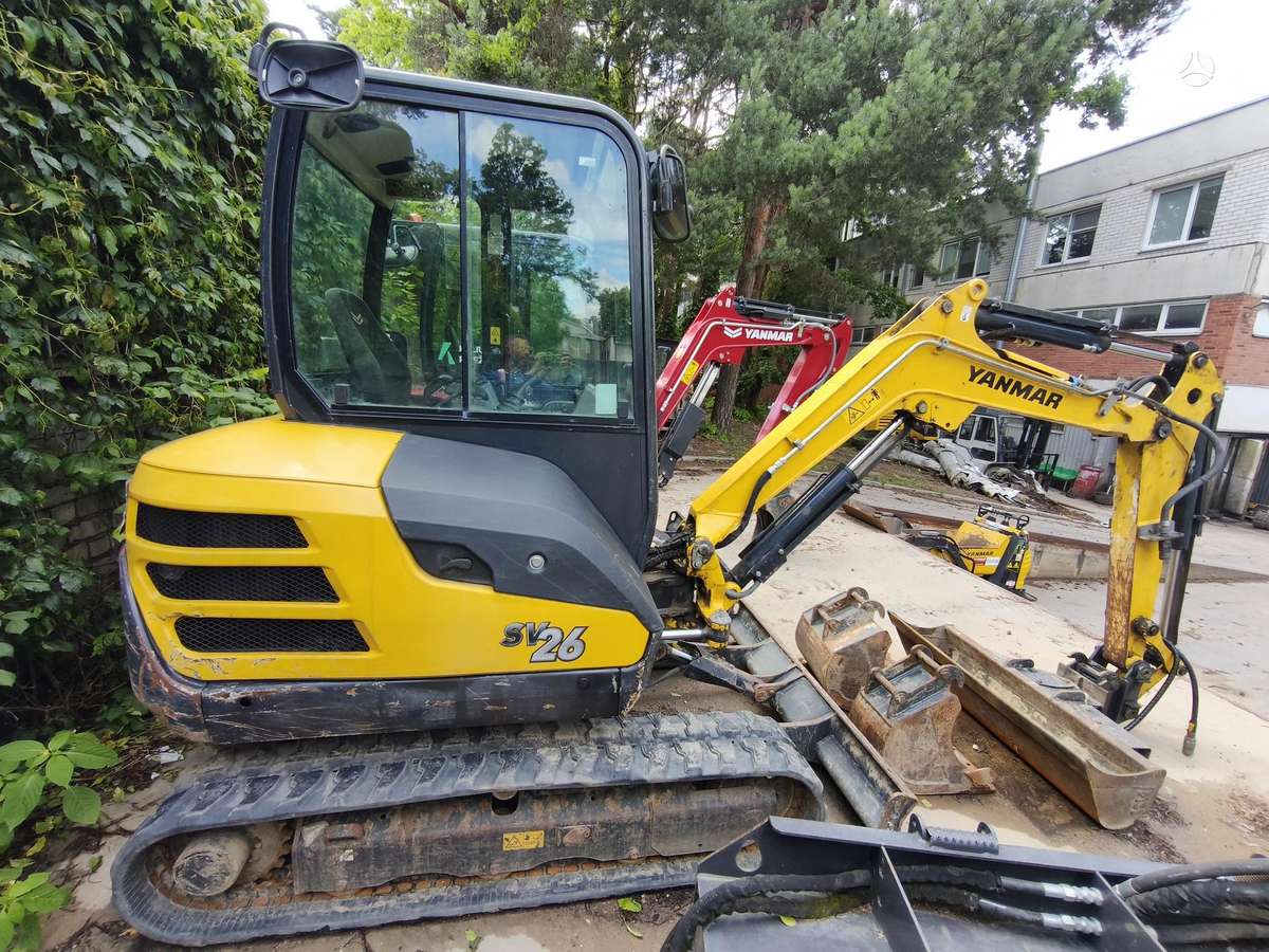 Yanmar SV26, мини-экскаваторы