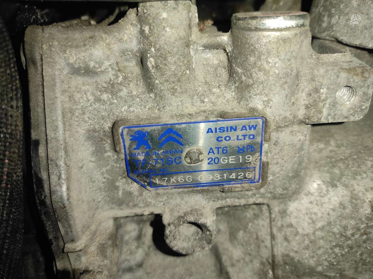 Citroen C4 Picasso Tik variklis ir dėžė