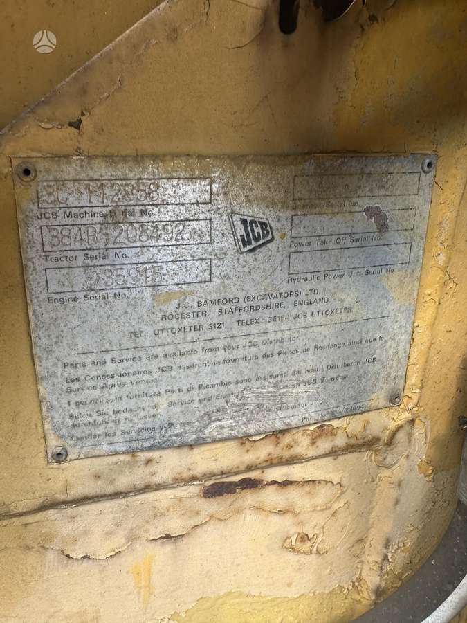 JCB 3C, экскаваторные погрузчики