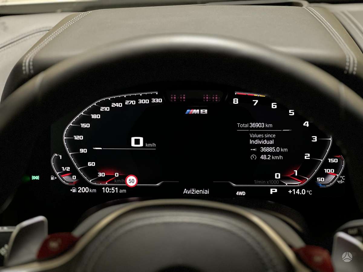 BMW M8, 4.4 l., Седан