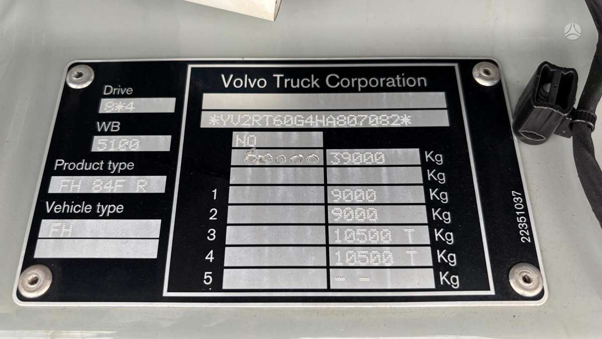 Volvo FH540, с краном