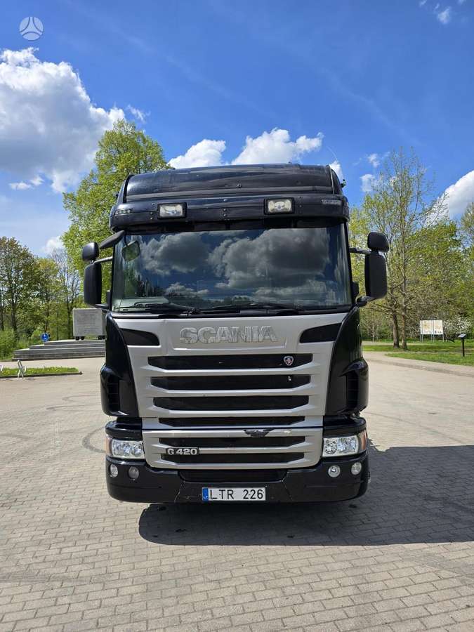 Scania G420 Su Hidraulika, single sleeper