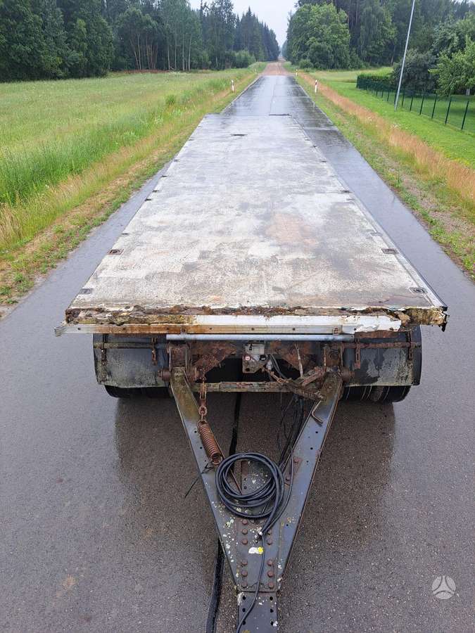 ABG 12.5m platforma, прицепы, полуприцепы