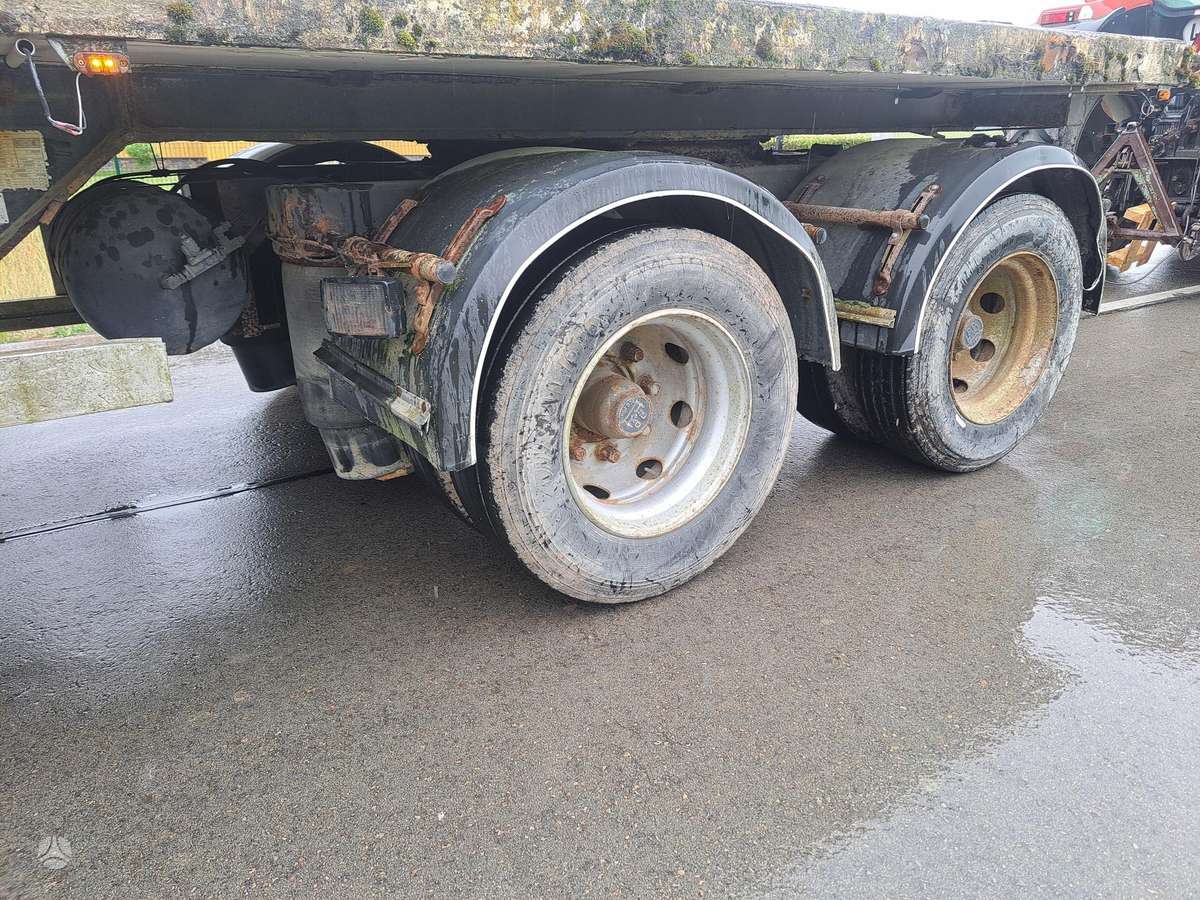 ABG 12.5m platforma, priekabos, puspriekabės