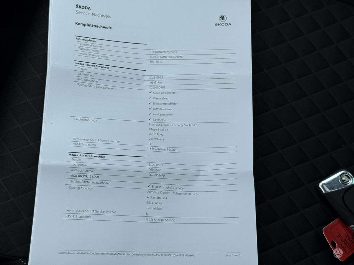 Skoda Superb, 2.0 l., Универсал