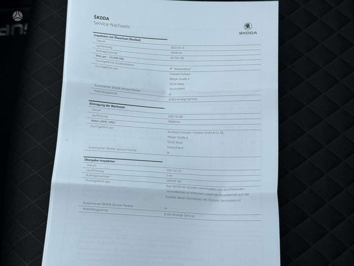 Skoda Superb, 2.0 l., Универсал