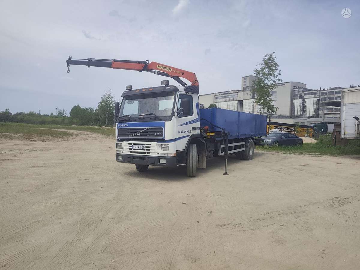 Volvo Fm7, с краном