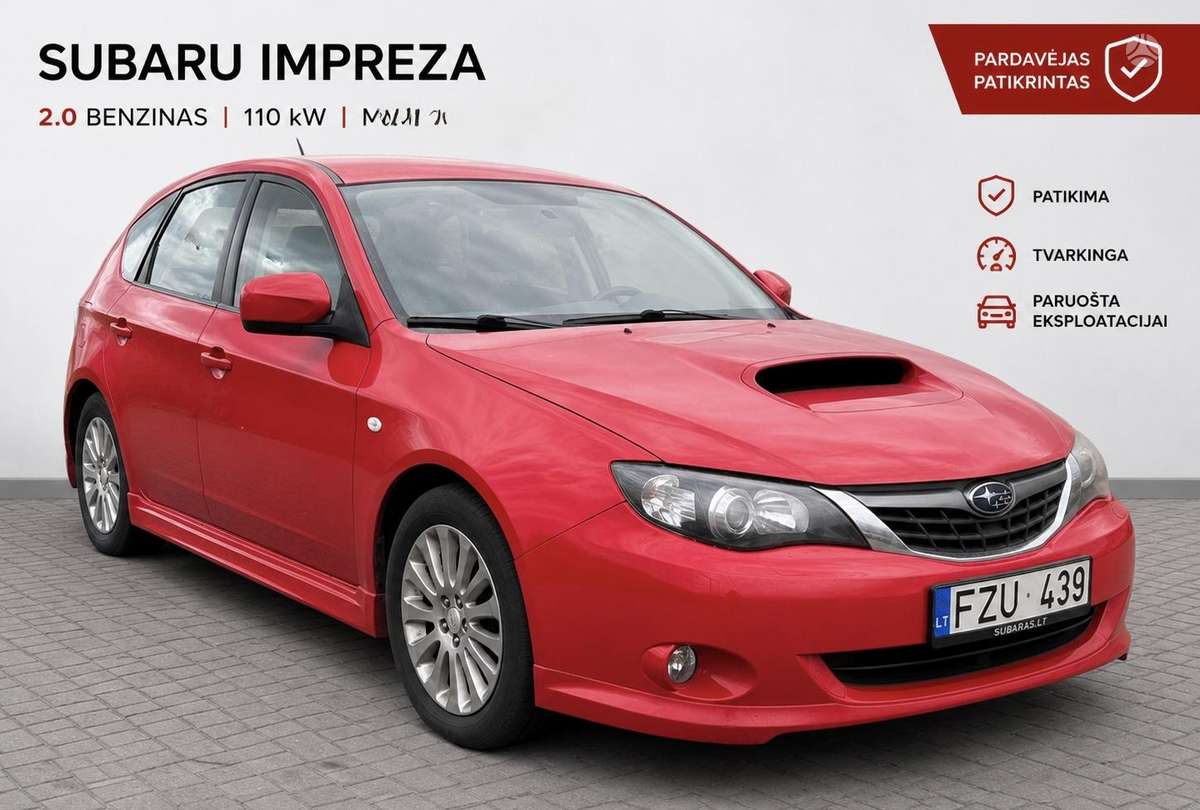 Subaru Impreza, 2.0 l., Хэтчбек